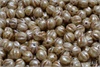 Meloun - melon bead 6 mm, Chalk Herbs&Spices Caraway, 30 ks Meloun - melon bead 6 mm, Chalk Herbs&Spices Caraway, 30 ks