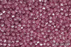 Lucerny 4x4 mm, Crystal Pink Full Wash, 100 ks Lucerny 4x4 mm, Crystal Pink Full Wash, 100 ks