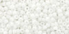 TOHO Matte Color Opaque Rainbow White, TR-11-761, 10 g TOHO Matte Color Opaque Rainbow White, TR-11-761, 10 g