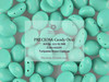 Preciosa Candy Oval 6x8 mm, Opaque Green Turquoise, 10 ks Preciosa Candy Oval 6x8 mm, Opaque Green Turquoise, 10 ks